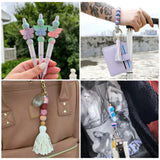 50Pcs 15mm Colorful Silicone Beads for Keychain Necklace Bracelet DIY