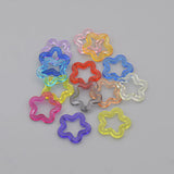 50Pcs Colorful Acrylic Flower Spacer Beads 30MM For Jewelry Making