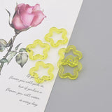 50Pcs Colorful Acrylic Flower Spacer Beads 30MM For Jewelry Making