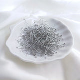 50pcs 18K Copper Plated Brass Ball Head Pin Jewelry Making Supplies DIY Earrings