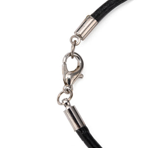 50Pcs Leather Cord Bracelet Making Kit with Clasps and Rings