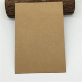50Pcs DIY Painted Graffiti Blank Paper Vintage Retro Greeting Card/Postcard