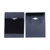 50Pcs Earrings Display Cards Plastic Jewelry Findings 6.2x4.5cm