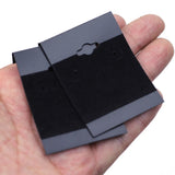 50Pcs Earrings Display Cards Plastic Jewelry Findings 6.2x4.5cm