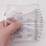50Pcs Disposable Clear Graduated Mixing Cups 20 Oz 600ml for Paint Resin Epoxy