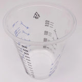 50Pcs Disposable Clear Graduated Mixing Cups for Paint UV Resin Epoxy