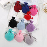 50Pcs Drawstrings Bag Velvet Jewellery Pouches Wedding Gift Bags
