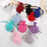 50Pcs Drawstrings Bag Velvet Jewellery Pouches Wedding Gift Bags