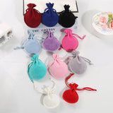 50Pcs Drawstrings Bag Velvet Jewellery Pouches Wedding Gift Bags