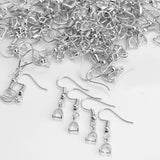 50Pcs Stainless Steel Alloy Earring Hooks for Jewelry Making