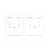 50Pcs Earring Hooks Holders Displays Cards Plastic Favor Label Tag Gift Jewelry