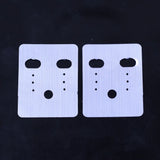 50Pcs Earring Hooks Holders Displays Cards Plastic Favor Label Tag Gift Jewelry