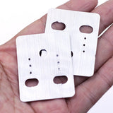 50Pcs Earring Hooks Holders Displays Cards Plastic Favor Label Tag Gift Jewelry