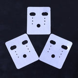 50Pcs Earring Hooks Holders Displays Cards Plastic Favor Label Tag Gift Jewelry