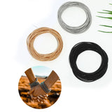50Pcs Elastic Non-Slip Bracelet Craft Wire with Screw for Decoration