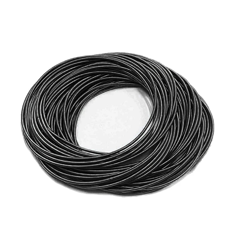 50Pcs Elastic Non-Slip Bracelet Craft Wire with Screw for Decoration