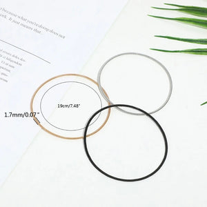 50Pcs Elastic Non-Slip Bracelet Craft Wire with Screw for Decoration
