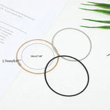 50Pcs Elastic Non-Slip Bracelet Craft Wire with Screw for Decoration