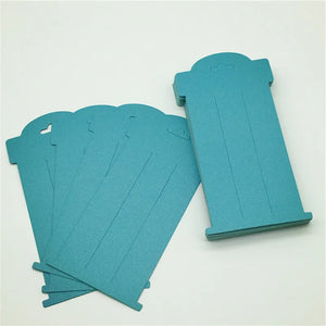 50Pcs Jewelry Hairpin Display Cards 16x8cm