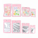 50Pcs Zip Lock Bags for Small Business Jewelry Packaging Clear Transparent