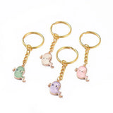 50Pcs Halloween Ghost Enamel Charms Pendants for DIY Jewelry Making