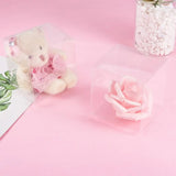 50Pcs Jewelry Storage Box Large Capacity Transparent PVC Cube Packaging