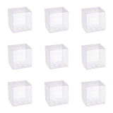 50Pcs Jewelry Storage Box Large Capacity Transparent PVC Cube Packaging
