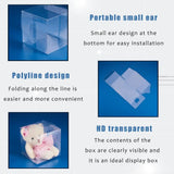 50Pcs Jewelry Storage Box Large Capacity Transparent PVC Cube Packaging