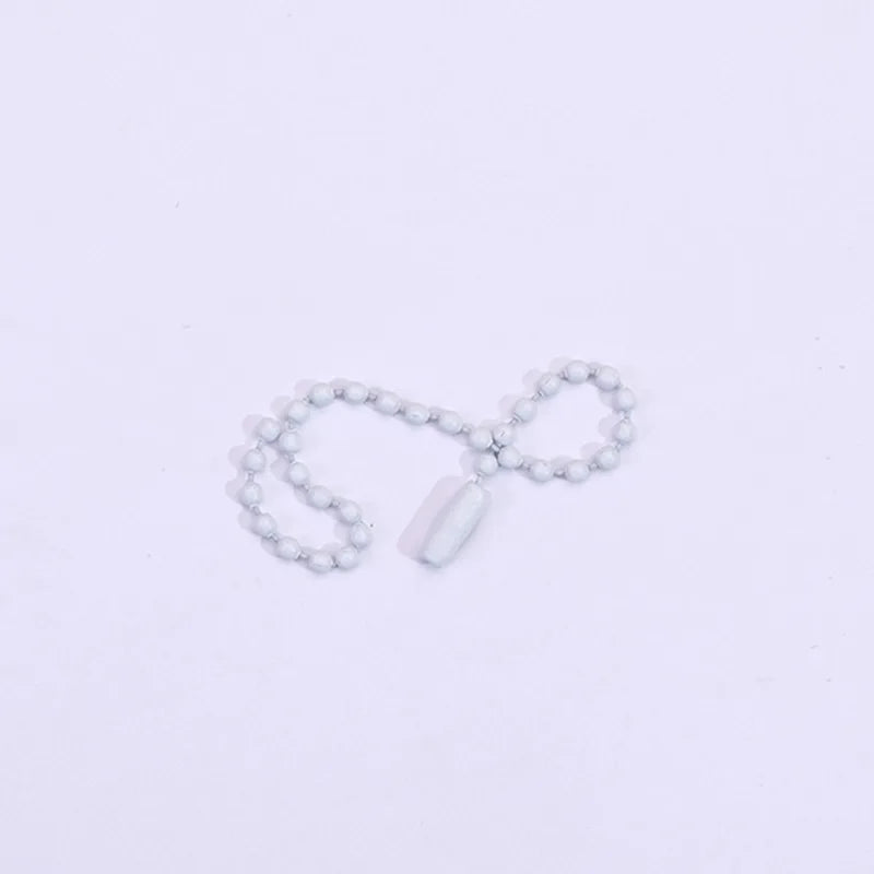 50Pcs Candy Alloy Bead Chain Key Chain DIY Accessories Key Ring Pendant