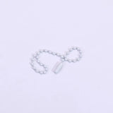 50Pcs Candy Alloy Bead Chain Key Chain DIY Accessories Key Ring Pendant