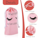 50Pcs Lash Aftercare Bags Eyelash Packaging Plastic Makeup Bag