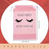 50Pcs Lash Aftercare Bags Eyelash Packaging Plastic Makeup Bag