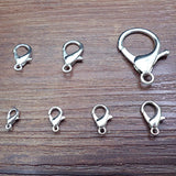 50Pcs Stainless Steel Lobster Clasps Fasteners for DIY Jewelry Chains
