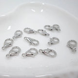 50Pcs Stainless Steel Lobster Clasps Fasteners for DIY Jewelry Chains