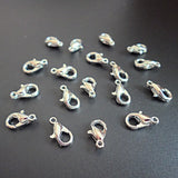 50Pcs Stainless Steel Lobster Clasps Fasteners for DIY Jewelry Chains