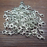 50Pcs Stainless Steel Lobster Clasps Fasteners for DIY Jewelry Chains