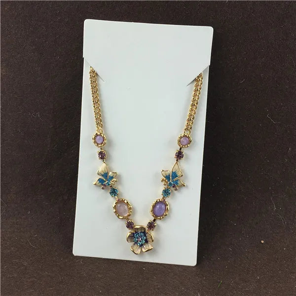 50Pcs/Lot 15x8cm Hand Chain Necklace Card Craft Paper Blank for Jewelry Display