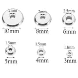 50Pcs Stainless Steel Spacer Beads DIY Jewelry Making Supplies