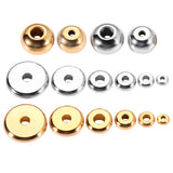 50Pcs Stainless Steel Spacer Beads DIY Jewelry Making Supplies