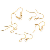 50Pcs 316L Stainless Steel Silver French Earring Hook Wire Findings