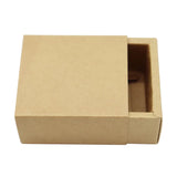 50Pcs 6.0*5.3*3.5cm Cardboard Drawer Paper Box Candy Packaging Boxes