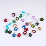 50Pcs 6mm CZ Zircon Stone AAAAA Cubic Zirconia Gems for Jewelry Making