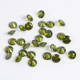 50Pcs 6mm CZ Zircon Stone AAAAA Cubic Zirconia Gems for Jewelry Making