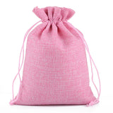 50Pcs 7x9 8x10cm Drawstring Burlap Gift Bags for Jewelry Packaging Wedding