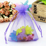 50Pcs Organza Bag Small Jewelry Packaging Wedding Christmas Drawstring Pouches