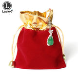 50Pcs Velvet Pouches Jewelry Charpie Cotton Flannel Bag