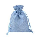 50Pcs 7x9cm Colorful Cotton Jute Bags Gift Pouches