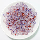50Pcs 8mm Crystal Glass Beads Spacer Loose Beaded Jewelry Making DIY Charms