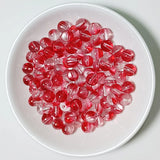 50Pcs 8mm Crystal Glass Beads Spacer Loose Beaded Jewelry Making DIY Charms