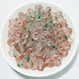 50Pcs 8mm Crystal Glass Beads Spacer Loose Beaded Jewelry Making DIY Charms